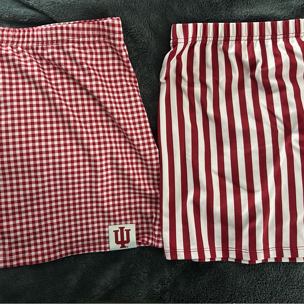 INDIANA UNIVERSITY MINI SKIRTS